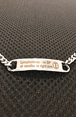 Lymphedema Alert Bracelet