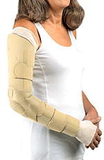 Sigvaris Specialty 562 Secure Lymphedema Armsleeve w/Dot Top Band