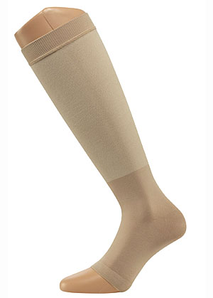 Juzo Beige Knee High Soft Microfiber Compression Socks