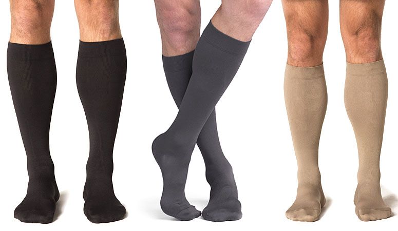 Sigvaris 820 Microfiber for Men Knee-High Socks | Lymphedema Products