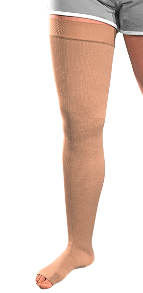 ExoStrong Flat-Knit Thigh-High Stocking