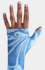 Juzo Soft Seamless Print Series Gauntlet w/Thumb Stub by Juzo