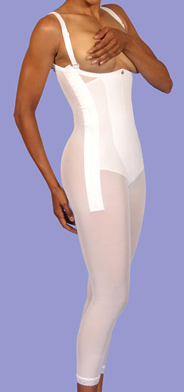 Design Veronique Zippered High-Back Full-Body Girdle