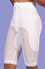Zippered Rubenesque Above-Knee Girdle by Design Veronique