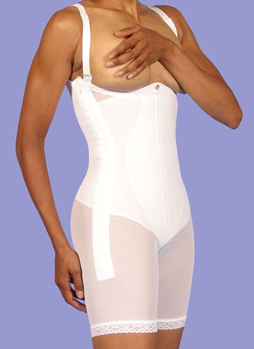 Design Veronique Zippered Rubenesque High-Back Full-Body Girdle #R856 -  Nightingale Medical Supplies