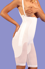 Zippered Rubenesque<br>High-Back Body Girdle