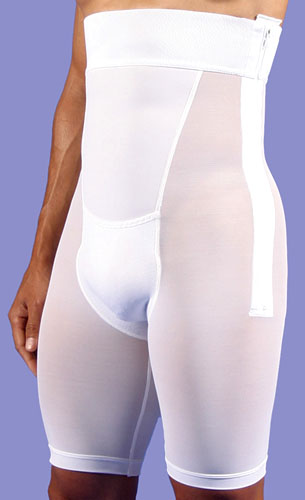 Design Veronique Zippered High-Back Abdominal Girdle with Bra, Targeted  Compression Inner Panels #B850-TCP