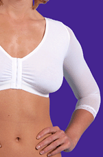 Compression Arm Sleeve with Adjustable Cotton Knit Bra by Design Veronique