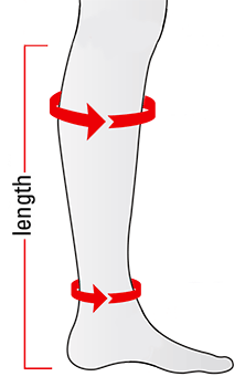 Sigvaris Secure Size Chart